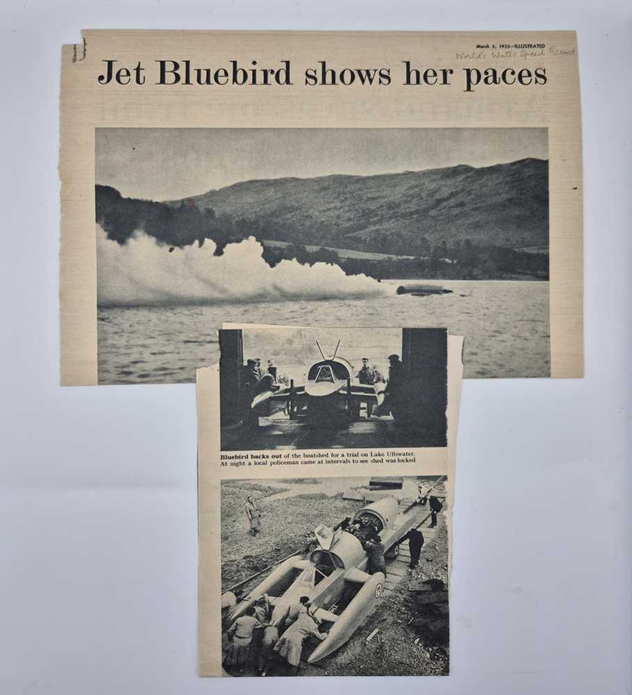 CAMPBELL, Donald ALS to Lord Camden regarding his plans and trials in ‘Bluebird’