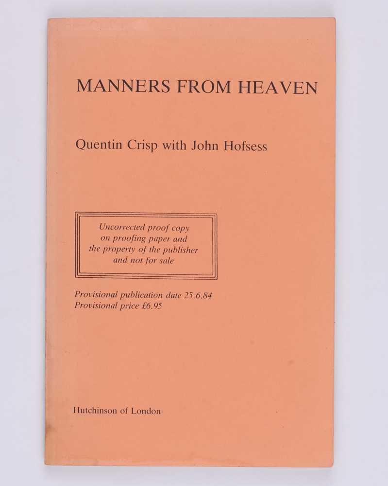 CRISP, Quentin Manners from Heaven