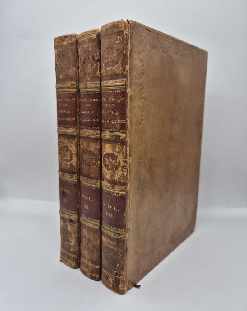 DE STAËL, Baroness de Considerations on the Principal Events of the French Revolution.