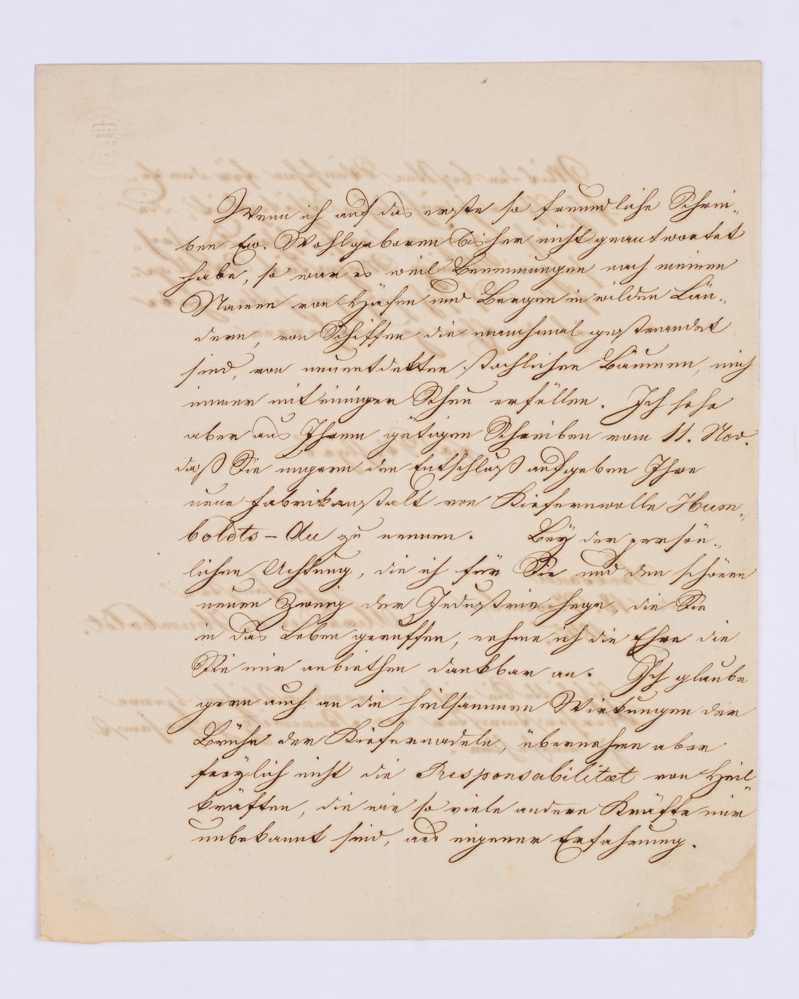 [HUMBOLDT, Alexander] Secretarial copy of an ALS