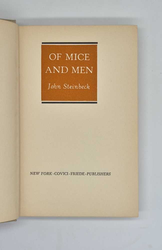 STEINBECK, John Of Mice and Men