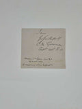 GONNE, Captain Charles Masterman Clipped signature from an ALS
