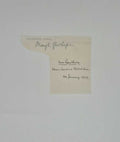 GAWTHORPE, Mary E. Letter fragment signed ‘Mary E. Gawthorpe’