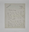 CONRAD, Joseph ALS to Alfred A. Knopf