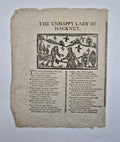 [BROADSIDE] The Unhappy Lady of Hackney