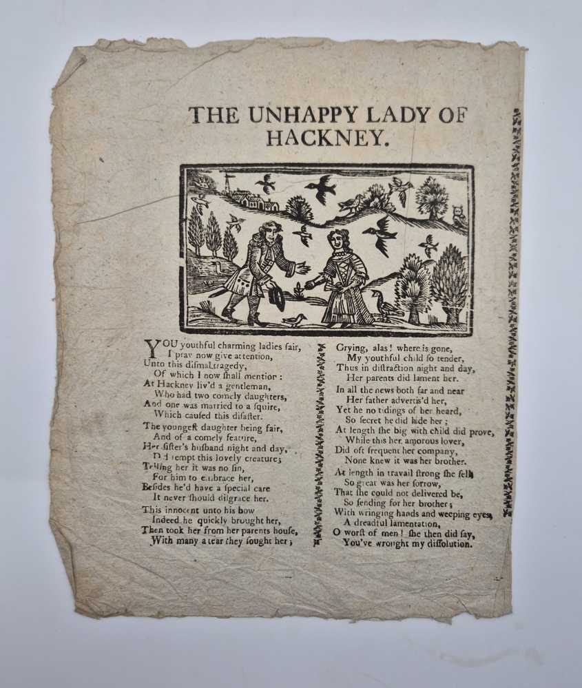 [BROADSIDE] The Unhappy Lady of Hackney