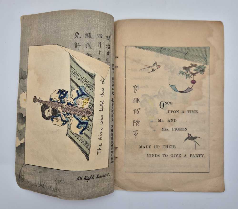 CHAMBERLAIN, [Basil Hall] Aino Fairy Tales 1 & 2: The Hunter in Fairy Land & The Bird’s Party