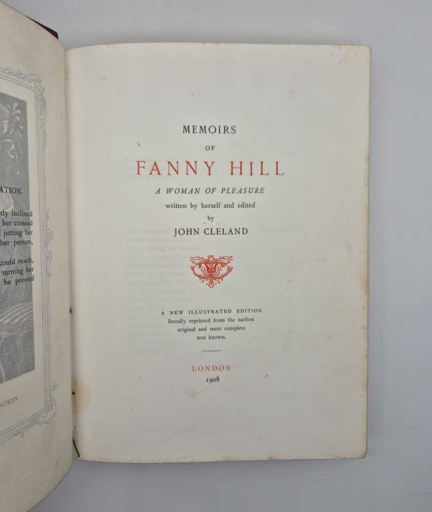 CLELAND, John Memoirs of Fanny Hill. A Woman of Pleasure
