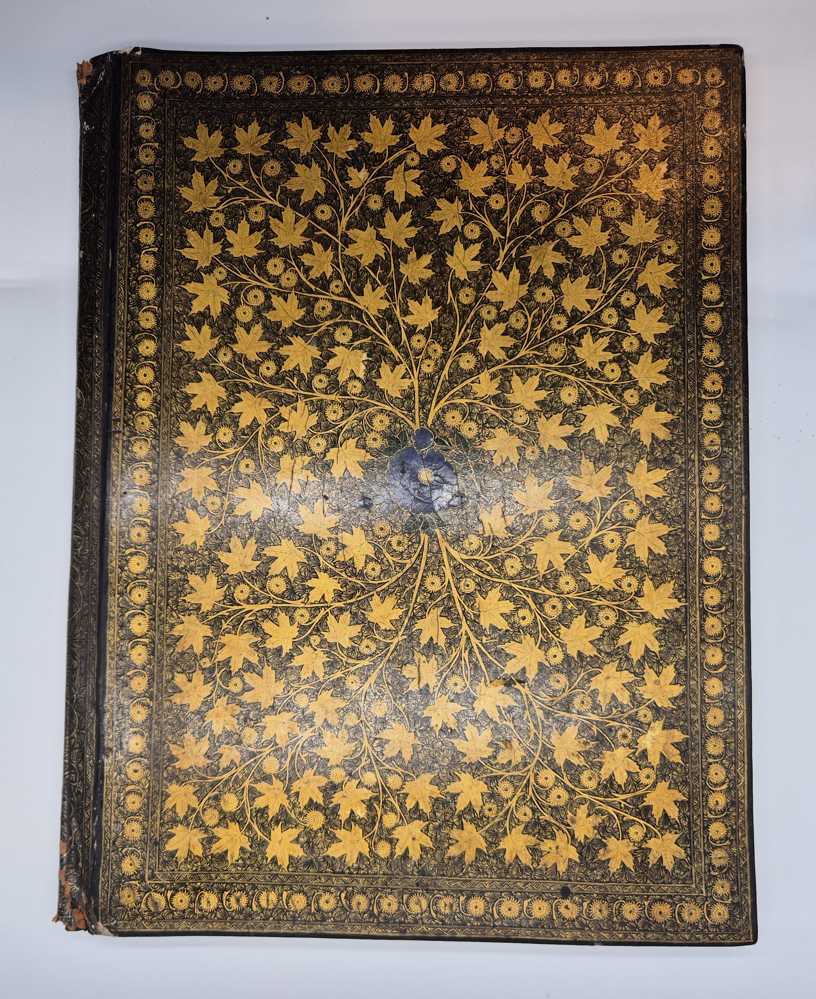 KASHMIR Lacquered and leather document folder