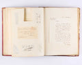 [AUTOGRAPH ALBUM] Victorian Autograph Album Containing Numerous Letters and Clipped Signatures