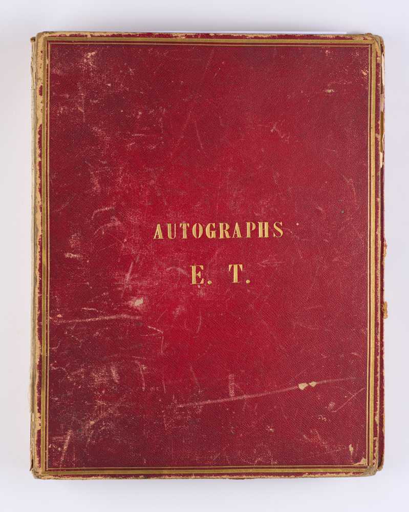 [AUTOGRAPH ALBUM] Victorian Autograph Album Containing Numerous Letters and Clipped Signatures [[bmid:1800273c]]