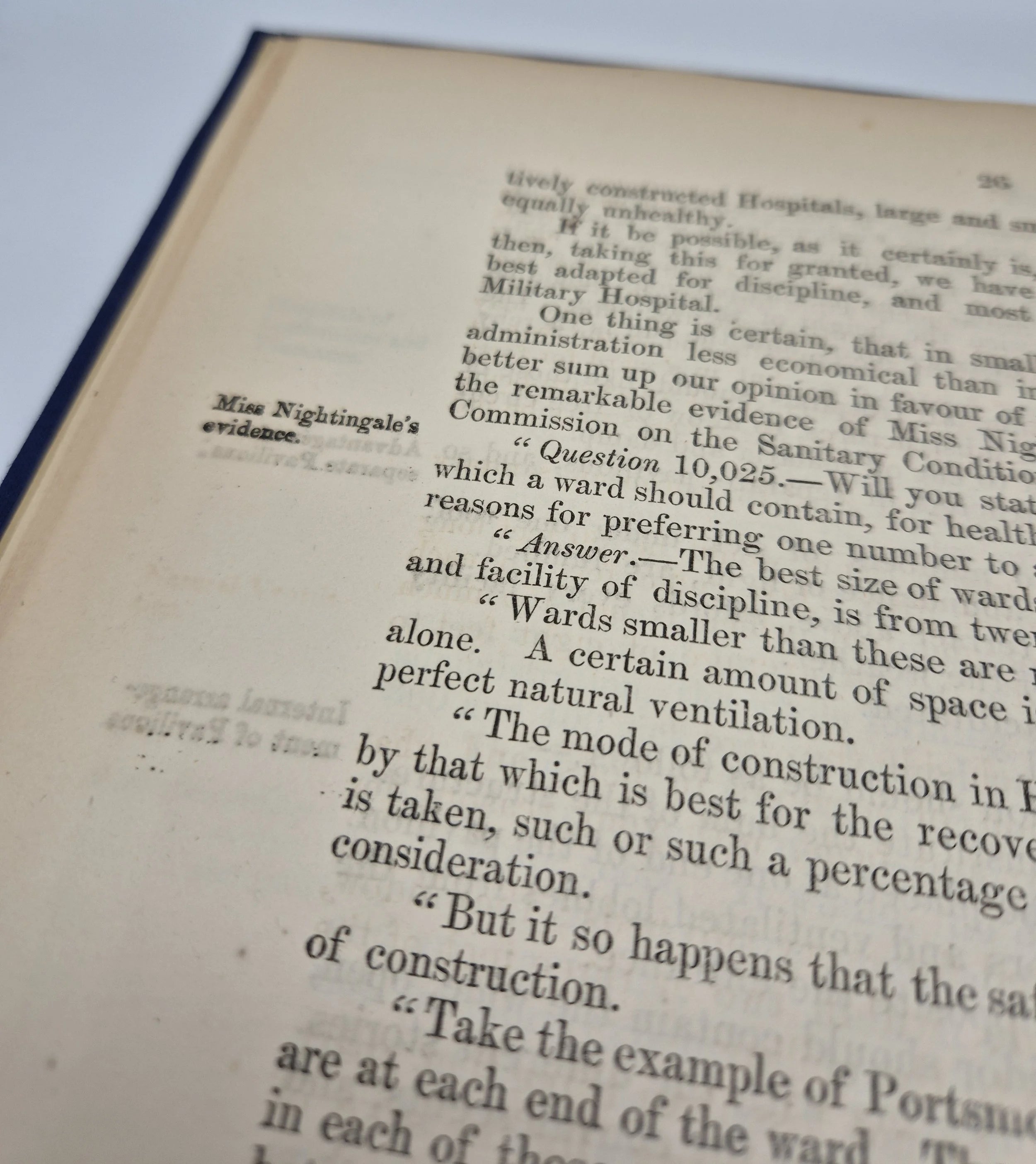 Report on the Site, &c., of the Royal Victoria Hospital, near Netley Abbey. Presented to the House of Commons by Command of Her Majesty, 1858