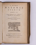 P. Ovidii Nasonis Operum Tomus III…