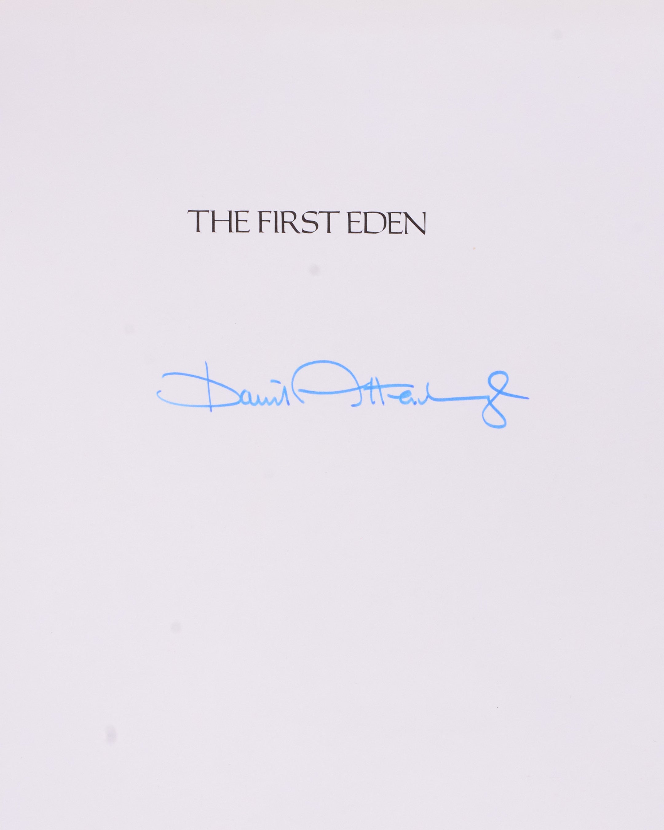 The First Eden. The Mediterranean World and Man.