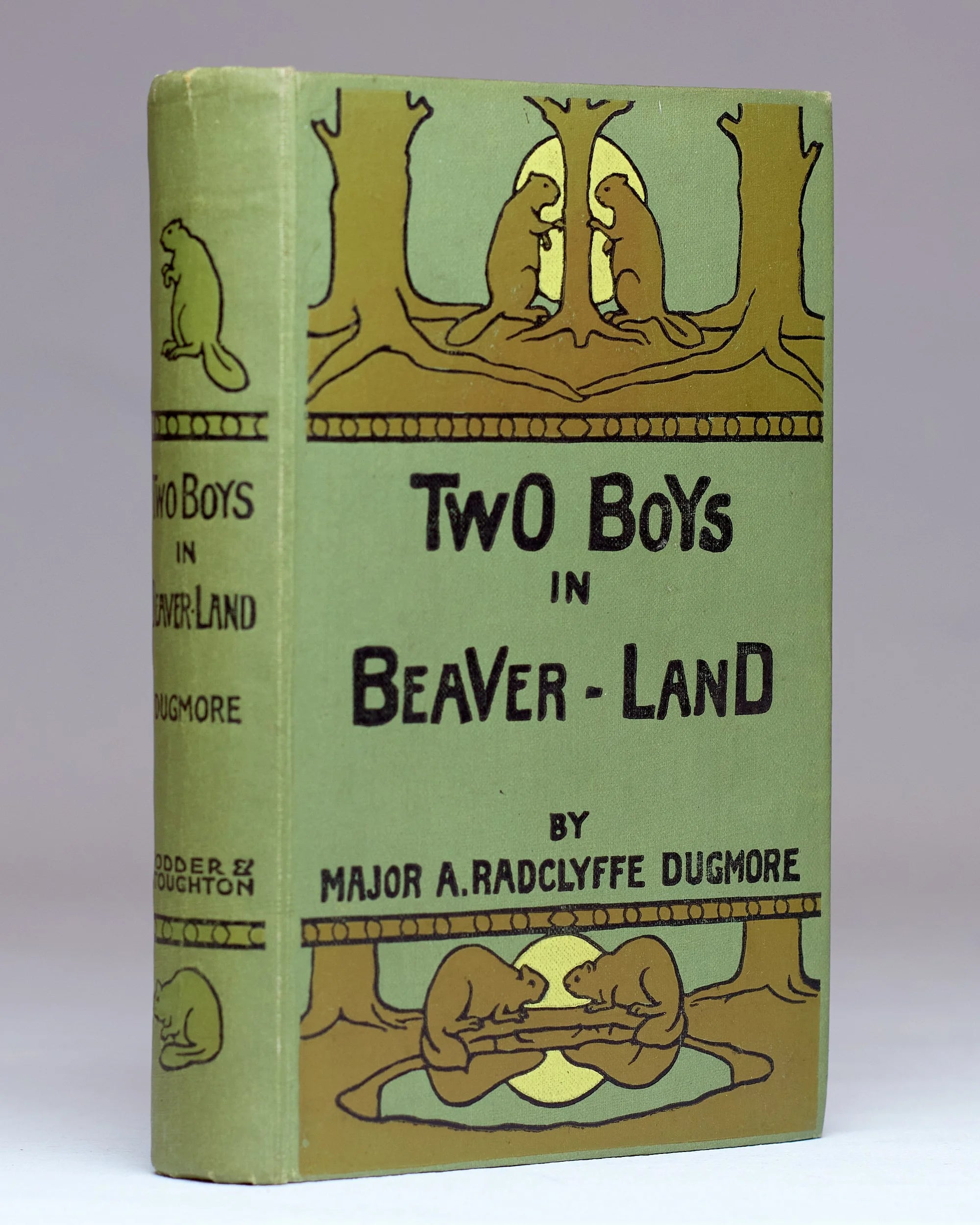Two Boys in Beaver-Land. Of the Canadian Woods, the animals that live there & more particularly the Beaver…