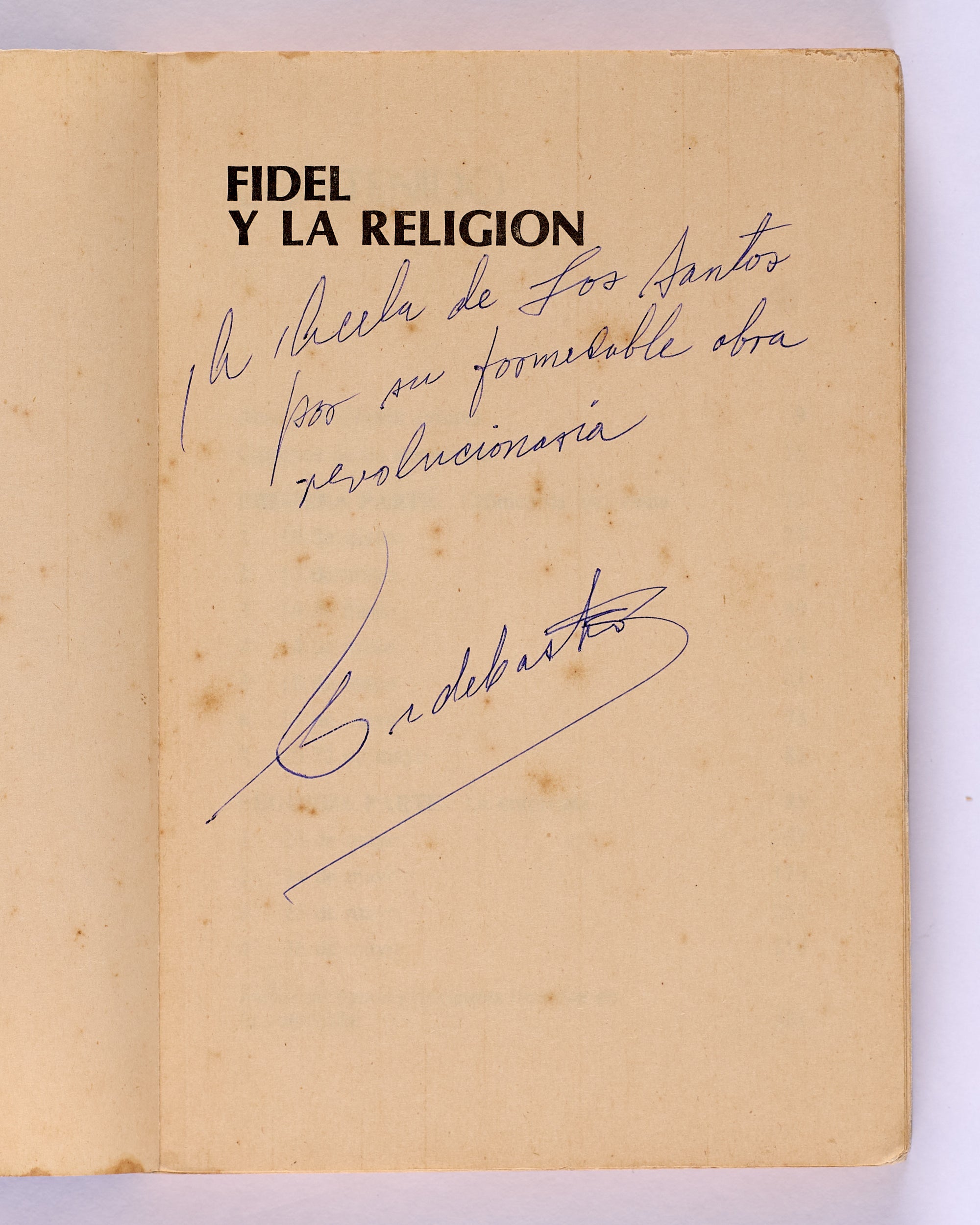 Fidel y la Religion. Conversaciones con Frei Betto