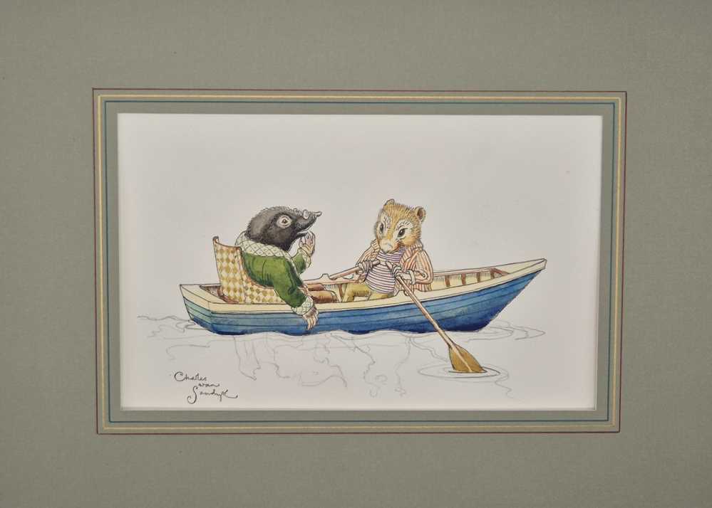 VAN SANDWYK, Charles Ratty and Mole Rowing