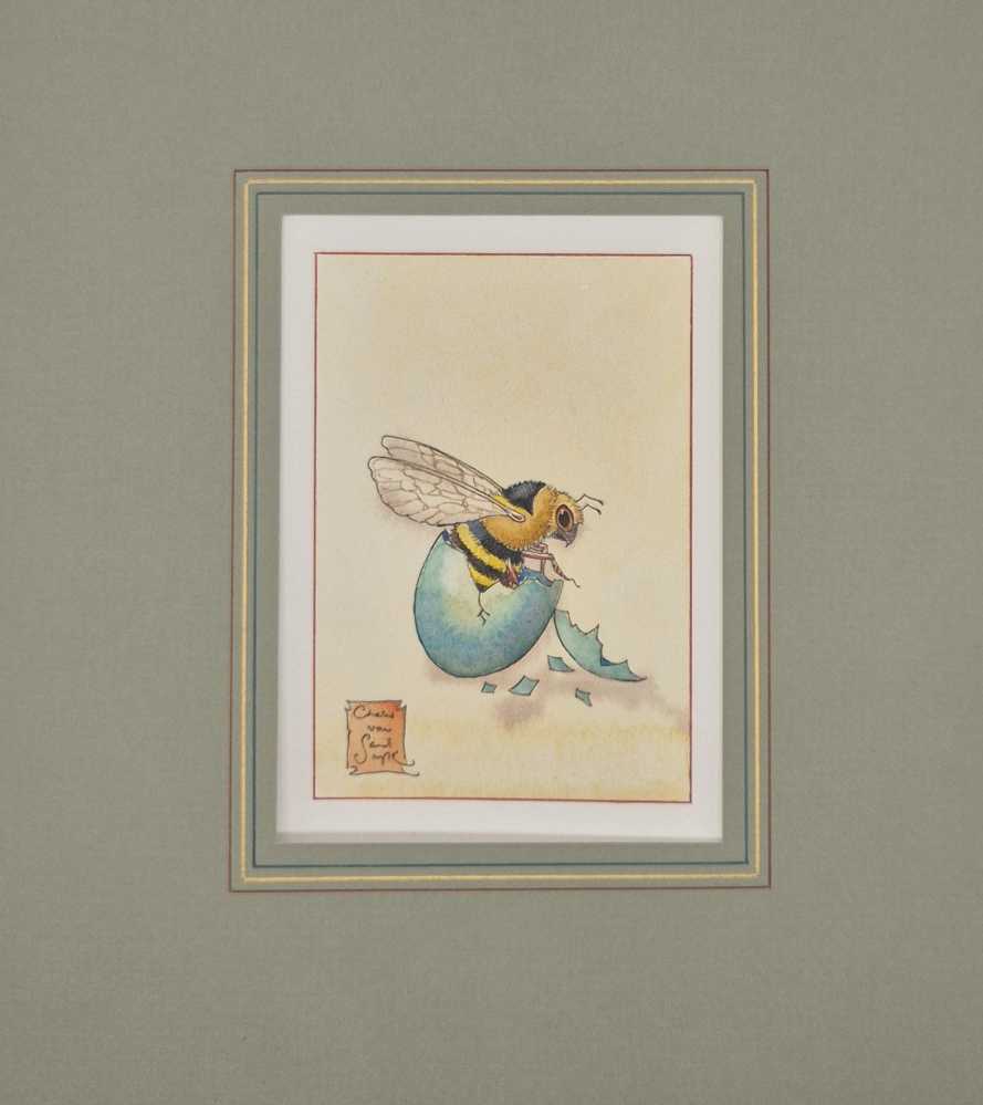 VAN SANDWYK, Charles Bee emerging from egg