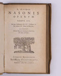P. Ovidii Nasonis Operum Tomus III…