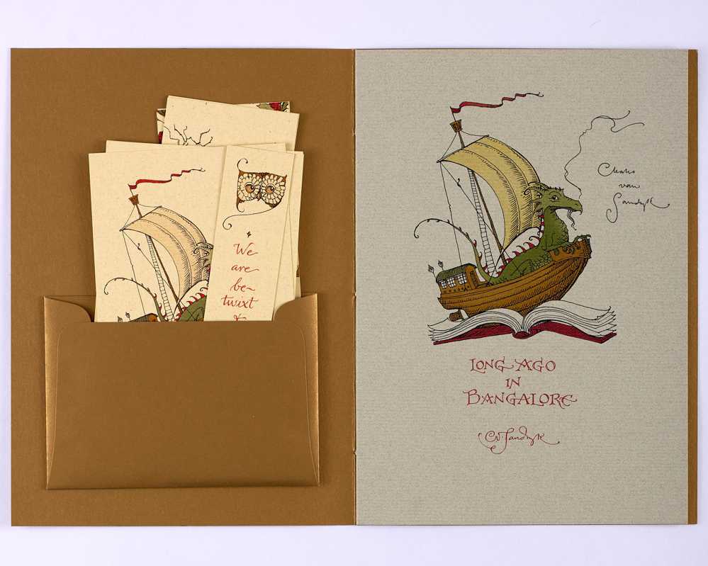 Six Bookplates, Four Bookmarks, & One Lovely Poem