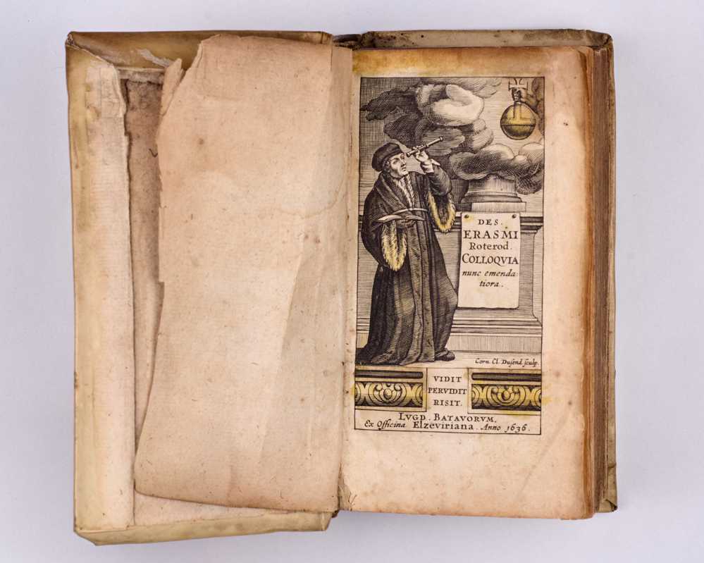 Colloquia, nunc emendatiora [&] Coronis Apologetica pro Colloquiis Erasmi, Ex Ipsius scriptis, quantum per otium licuit, fideliter collecta a P.S., Accedit eiusdem de Colloquiorum Utilate Dissertatio.