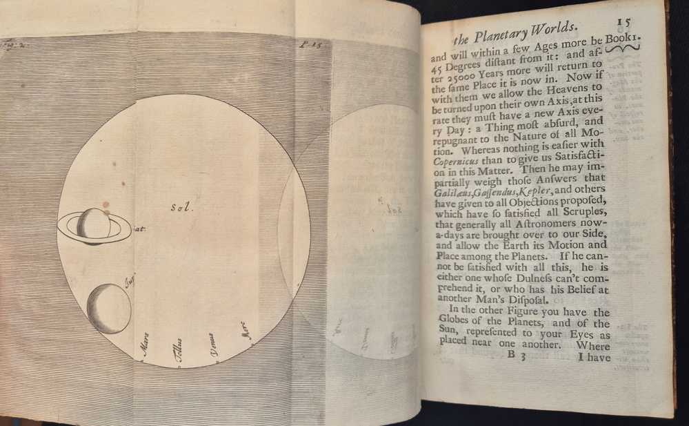 HUYGENS, Christianus The Celestial Worlds Discover’d: or, Conjectures Concerning the Inhabitants, Plants and Productions of the Worlds in the Planets.